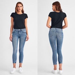 DL1961 Florence Crop Mid Rise Skinny in Perry